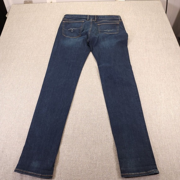 Vtg Lucky Brand Jeans Women 33X33 Blue Dark Wash Lolita Skinny  Mid Rise Stretch - Picture 5 of 10